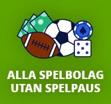 Alla spelbolag utan Spelpaus